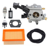 Hipa Carburetor Kit For Stihl BR430 BR350 BR450 63.3cc SR 450 430 Backpack Blower Mistblower/Sprayer # 4244-120-0606 C1Q-S220